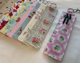 Lanyard Pen Holder,  Handmade, Teacher, Nurse, Doctor Gift, Fabric Lanyard Accessory