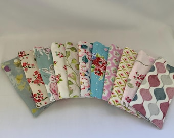 Handmade Fabric Glasses Case: Padded Sunglasses Purse