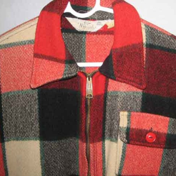 MARKED DOWN  Vintage plaid Woolrich jacket