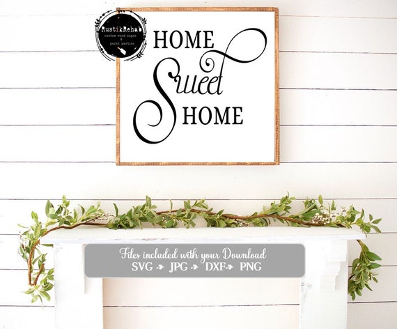 Free Free Home Sweet Home Svg Etsy 860 SVG PNG EPS DXF File