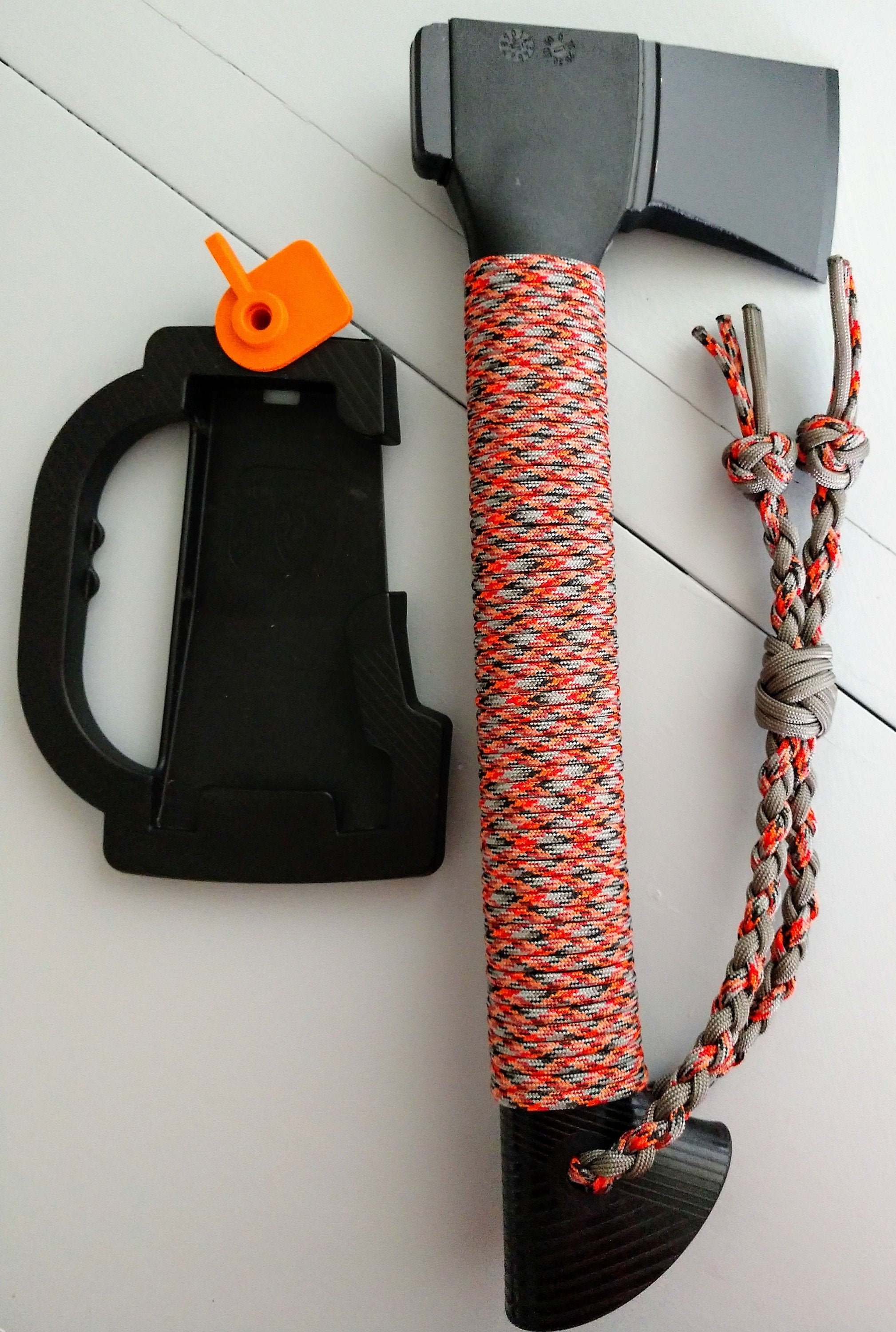 Fiskar 14 Hatchet paracord wrapped handle Etsy