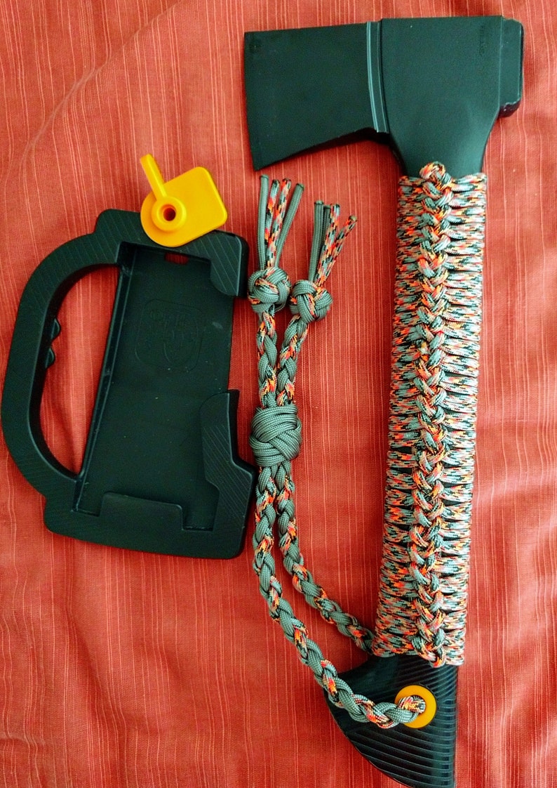 Fiskar 14 Hatchet paracord wrapped handle Etsy