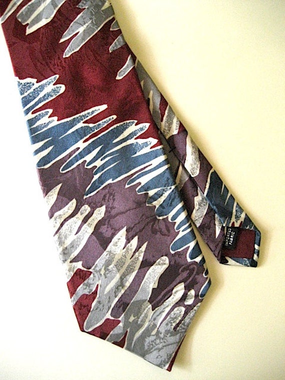 80s Vintage Tie / Necktie by SILK ACCENTS / Desig… - image 5