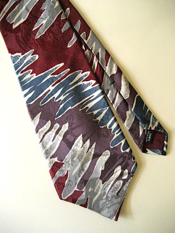 80s Vintage Tie / Necktie by SILK ACCENTS / Desig… - image 2