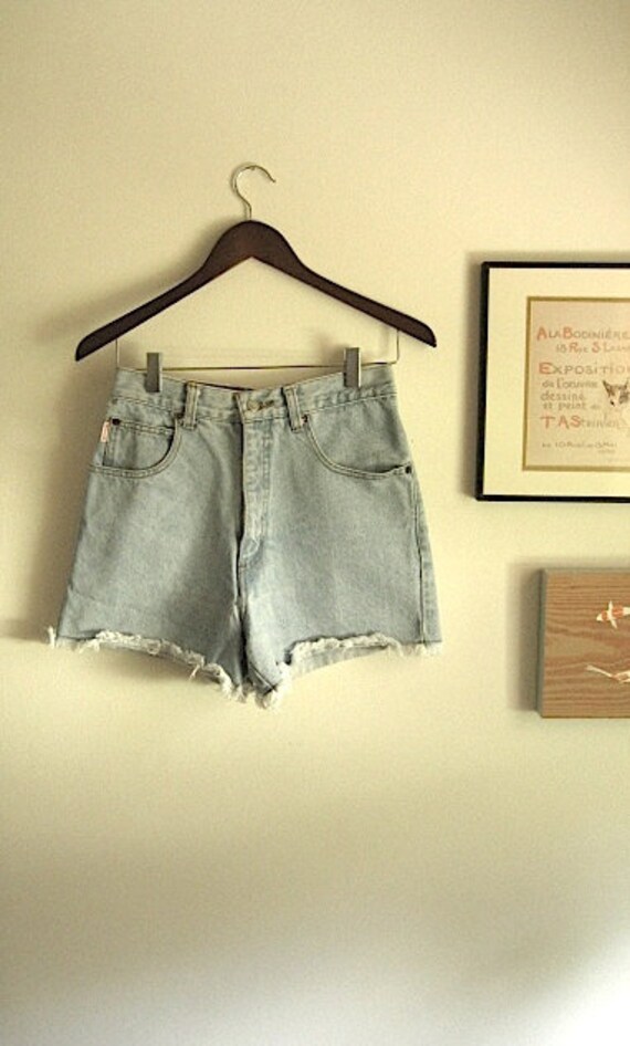 80s Vintage Shorts / "Daisy Duke" Cut Off Style Pa