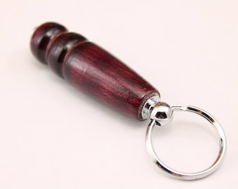 BMW wooden Key Ring keyring fob chain case holder Wood Oil Finish