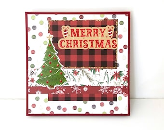 Christmas gift Ready to ship Handmade mini album Photo book Christmas memories Christmas scrapbook mini photo album,Premade pages
