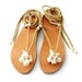 Sea shells pearls rope sandals, Wedding shell sandals, Greek leather sandals, Beach wedding sandals, Handmade sandals, Summer sandals 