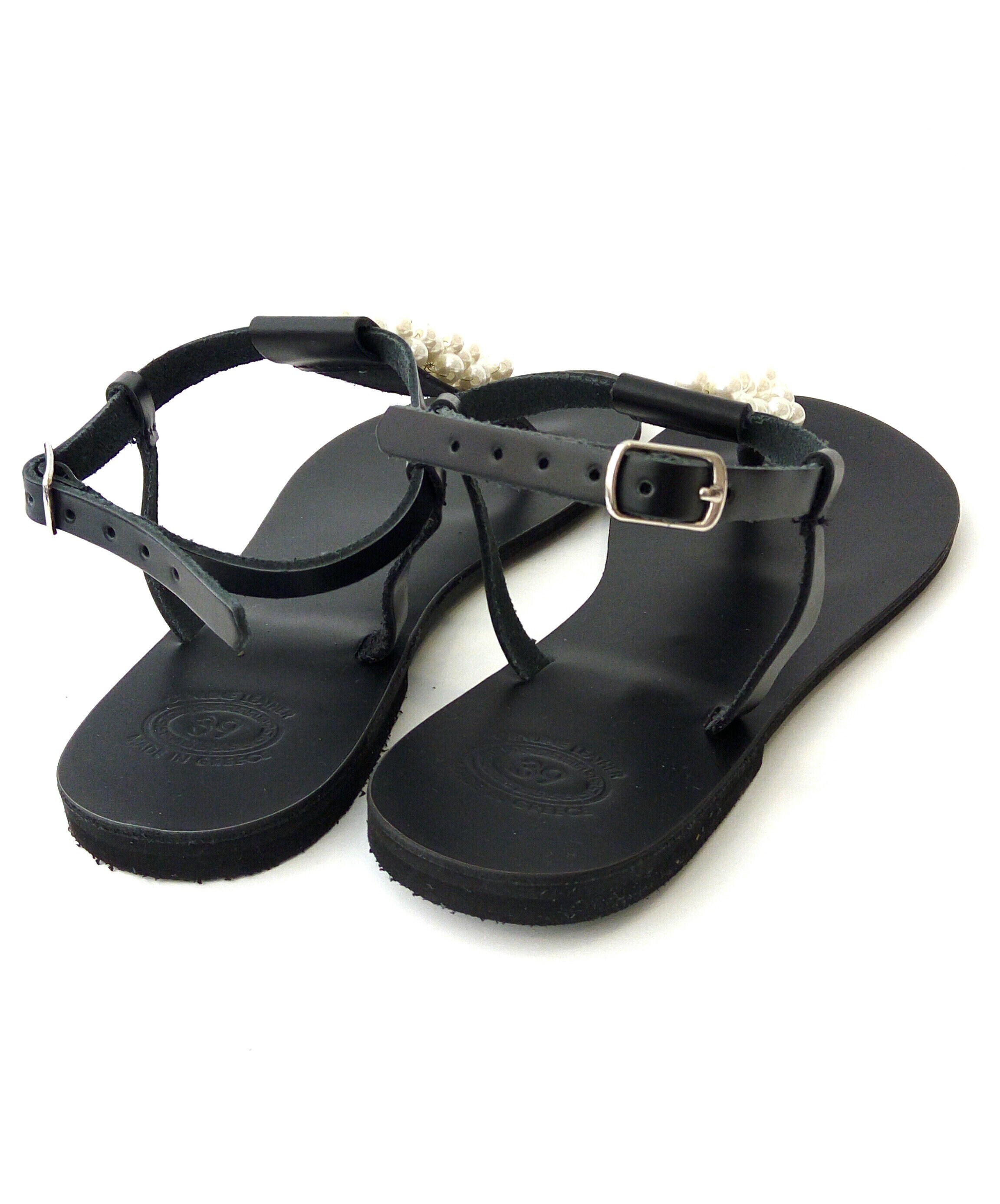 ivory flat sandals uk