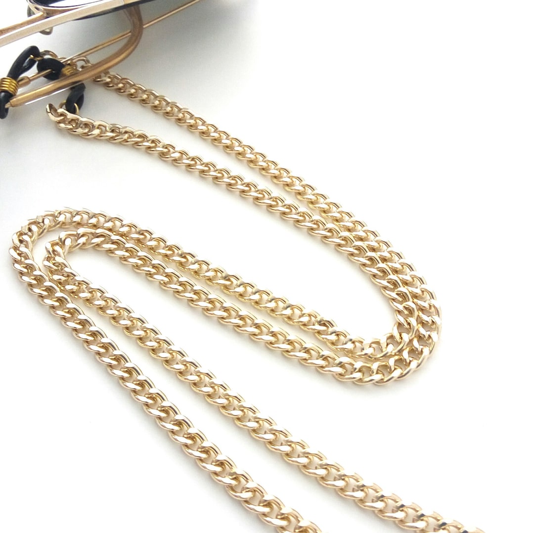 Sunglasses Gold Chain, Eyeglasses Holder, Gold Glasses Chain