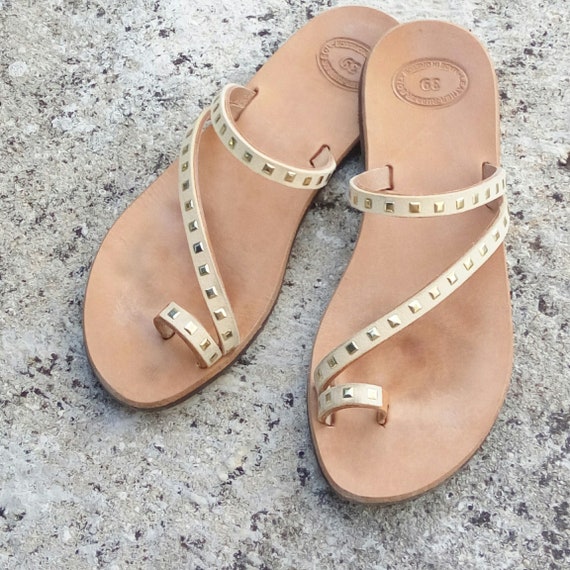 etsy toe ring sandals