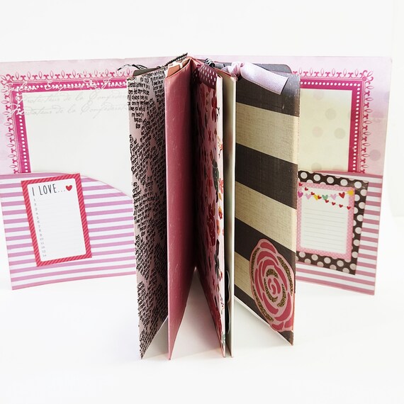 Álbum De Fotos Acordeón 17.5x11.5 Cm - Personalizable, Con Esquinas Adhesivas Y Cinta Doble Cara