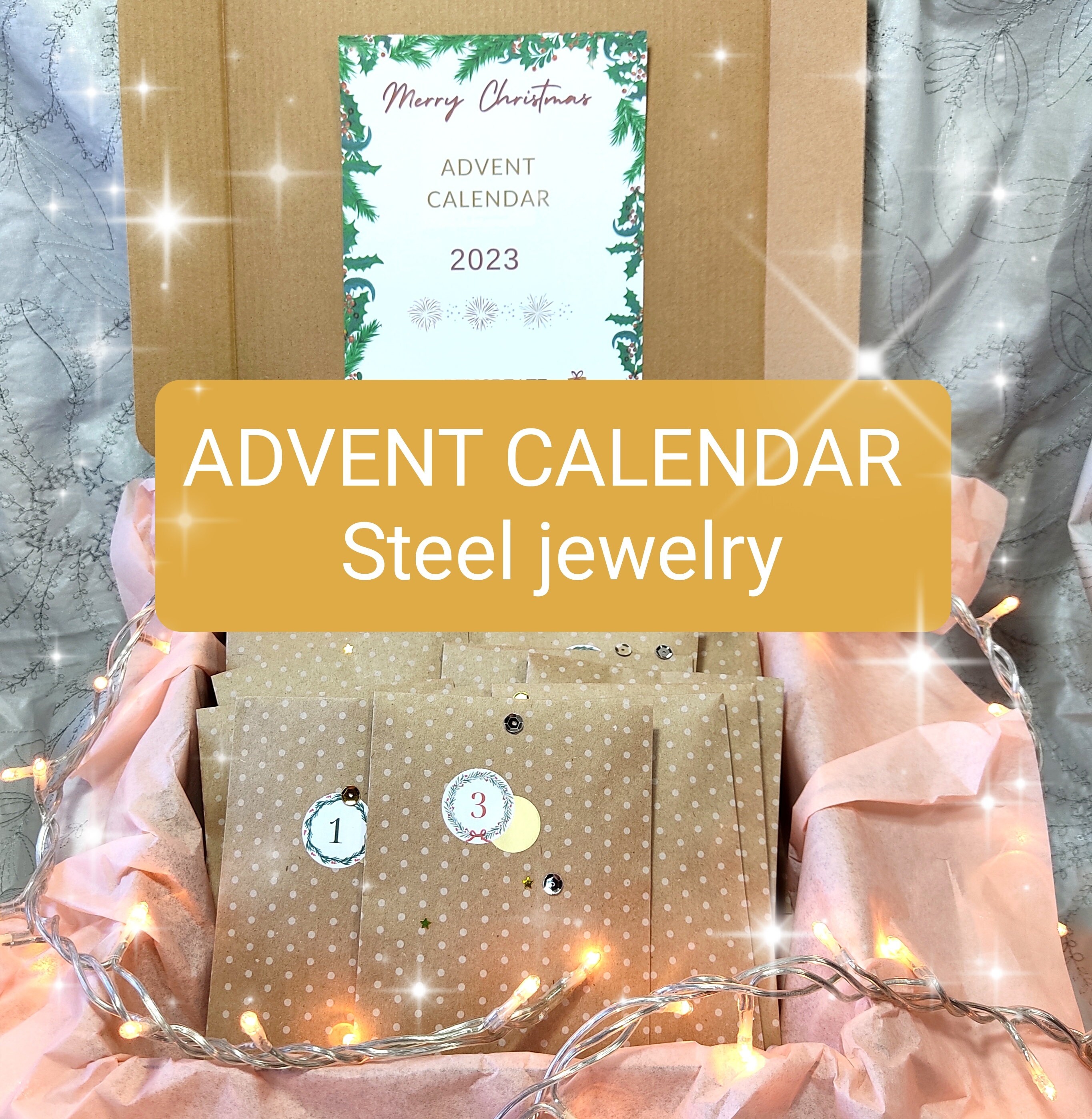 Jewellery Advent Calendar - Gold