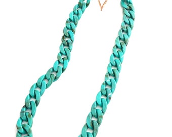 Turquoise flat sunglasses chain/ Τυρκουάζ αλυσίδα για γυαλιά