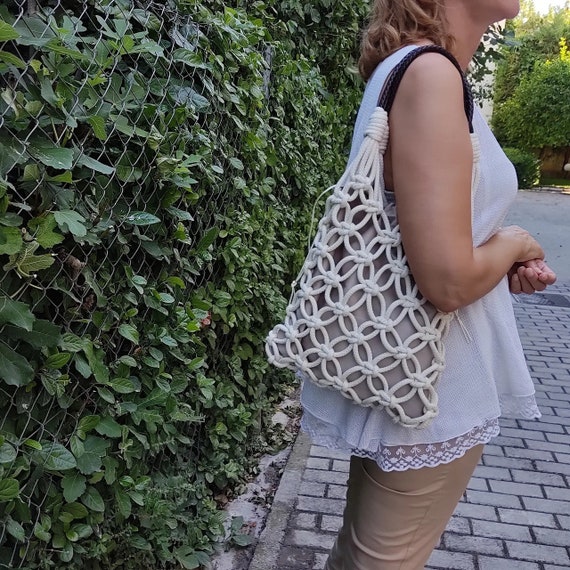 Sac Filet Macramé