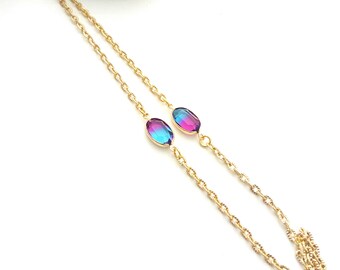 Sunglasses chain necklace, Gold glasses chain, Lanyard chain, Sunglass holder, Gold eyeglass necklace, reading glasses, Mother's day gift