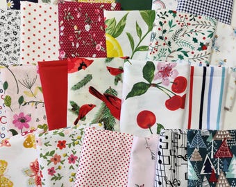 Fabrics advent calendar, Christmas suprice box, Sewing lovers advent calendar, Gift for Christmas, Advent Calendar for mom 12 or 24 Days