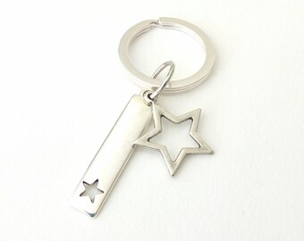 Keychain with stars /Mπρελόκ με αστέρια