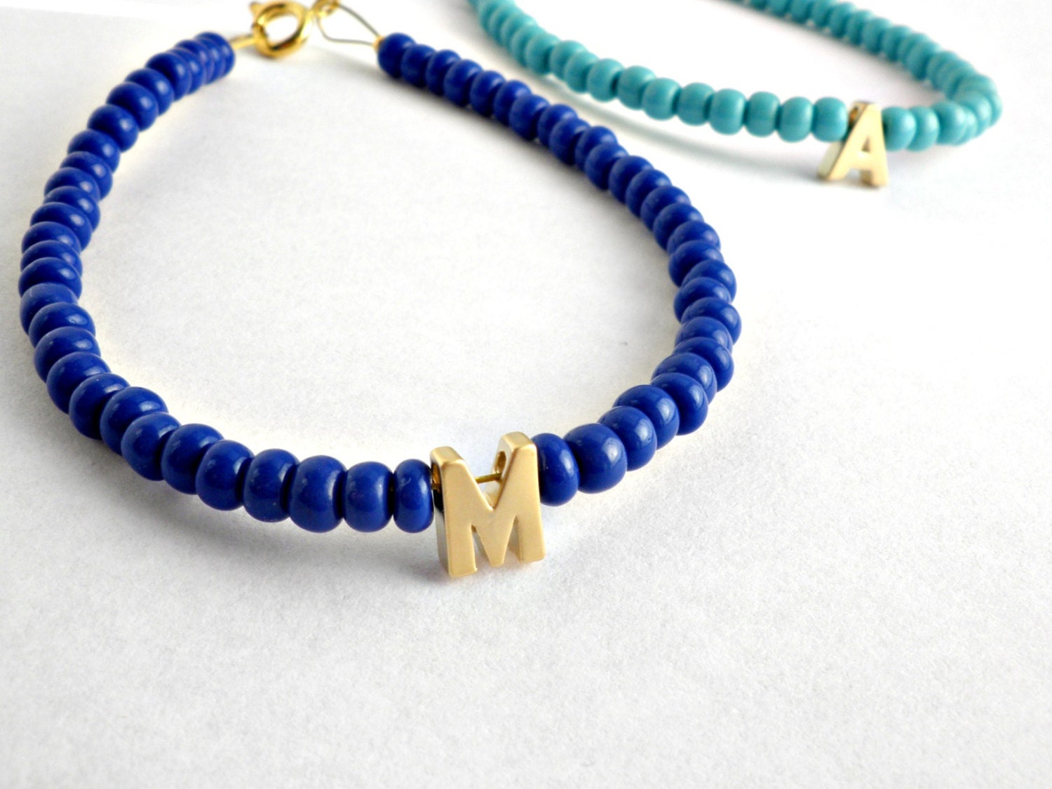 Monogram Bead Bracelet