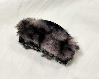 Animal Print Fyr Hair Claw Clip: Acrylic Hair Accessory