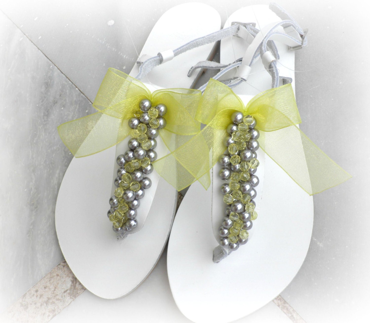 White leather sandals, Wedding sandals, Bridal party, Greek sandals ...