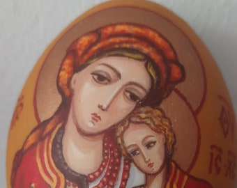 Huevo decorativo, Madonna ucraniana