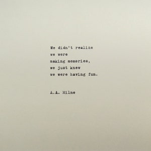 A.A. Milne Quote