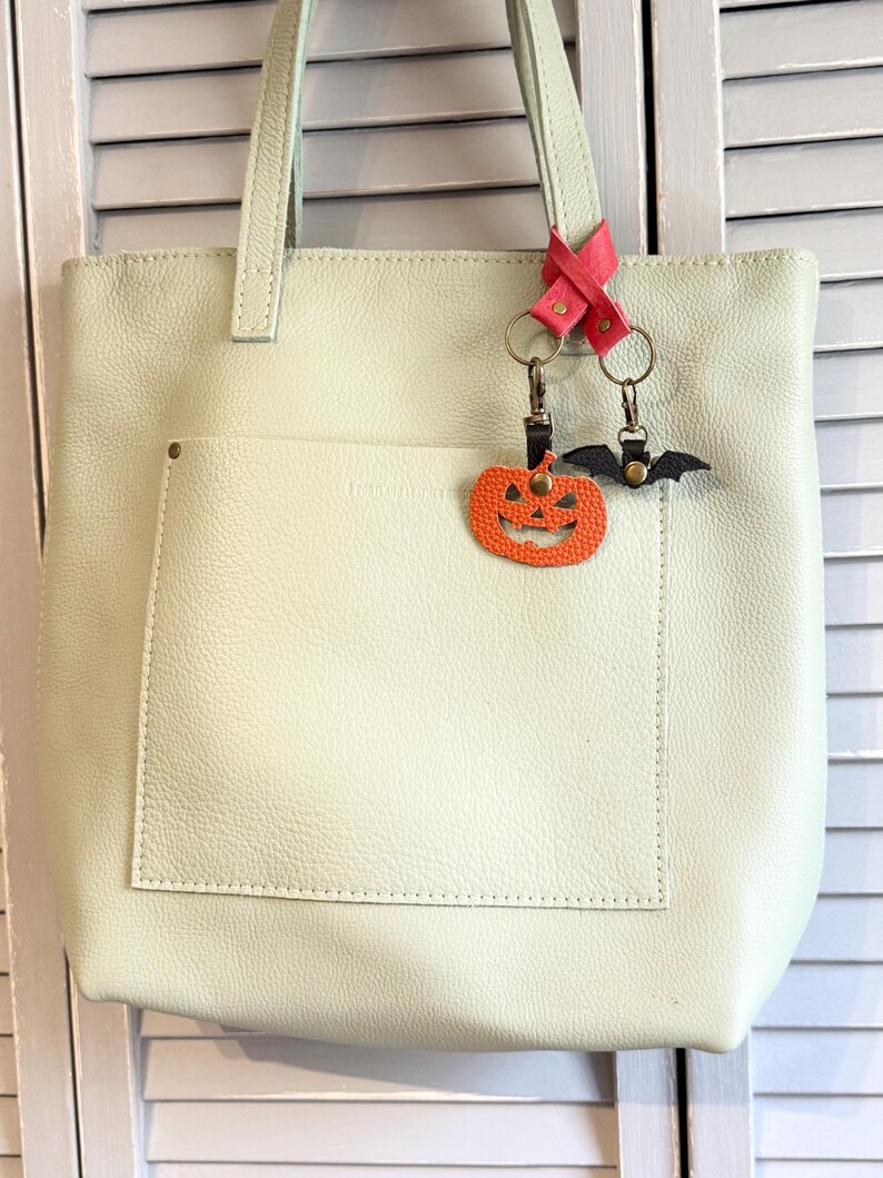 Bat Portland Leather Goods Zipper Pull Keychain image 13