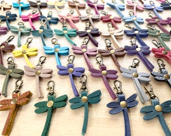 DRAGONFLY ZIPPER PULL  Portland Leather Goods Zipper Pull Keychain Purse Charm