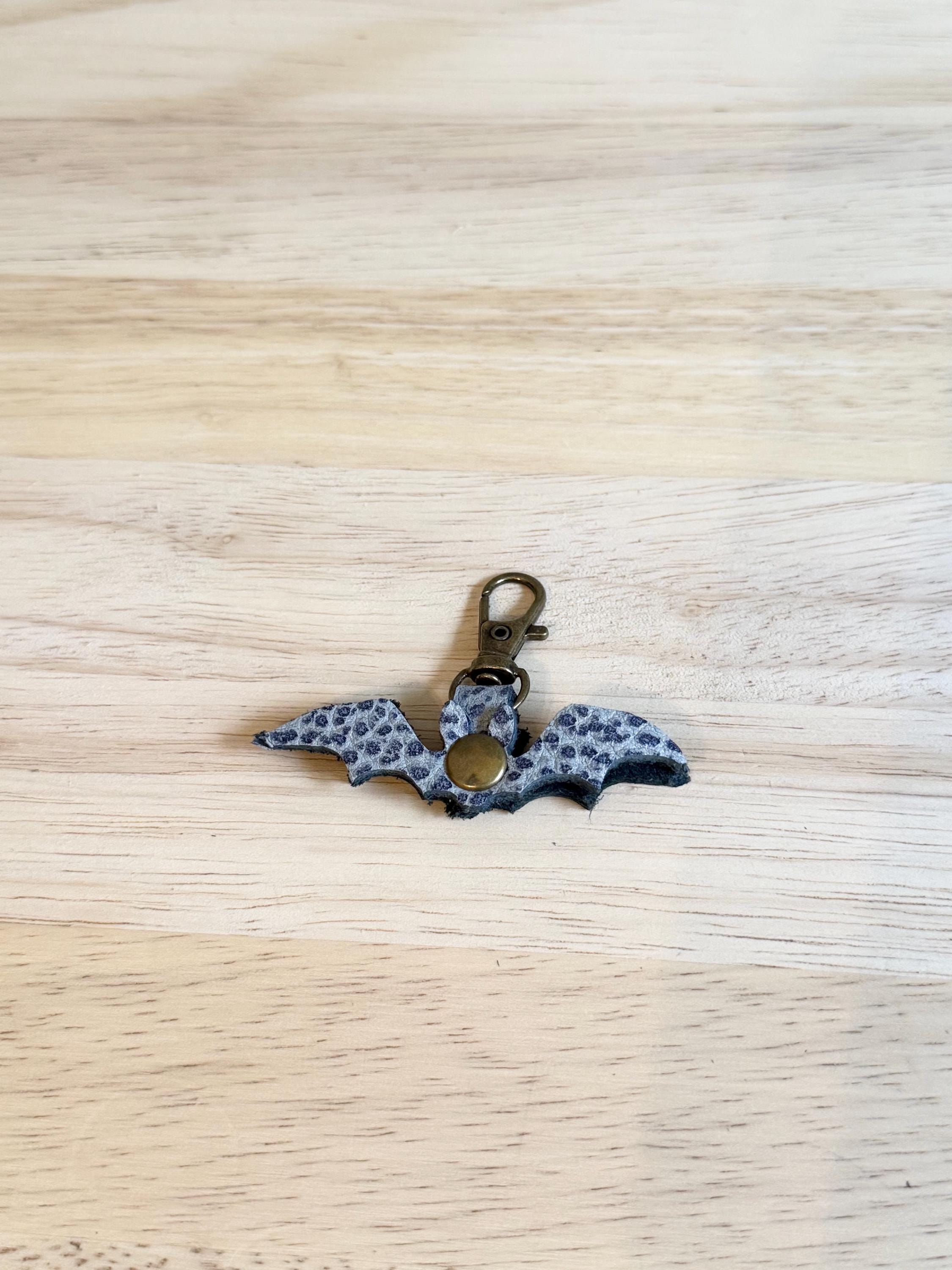 FOG Bat Portland Leather Goods Zipper Pull Keychain