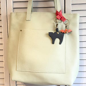 Bat Portland Leather Goods Zipper Pull Keychain image 15