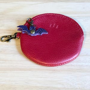 Bat Portland Leather Goods Zipper Pull Keychain image 9