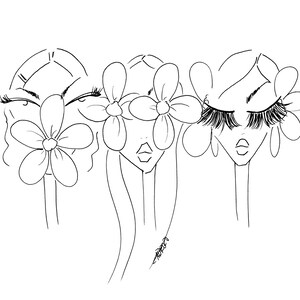 Sem mal, apenas estampa de flores