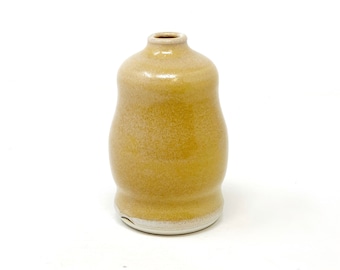 Porcelain Vase / Oil Diffuser with Honey Celadon