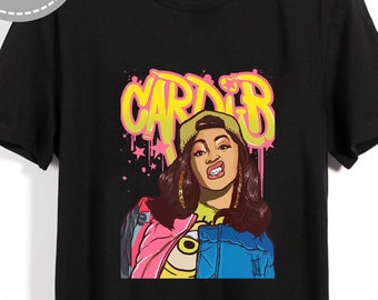 cardi b graphic tee