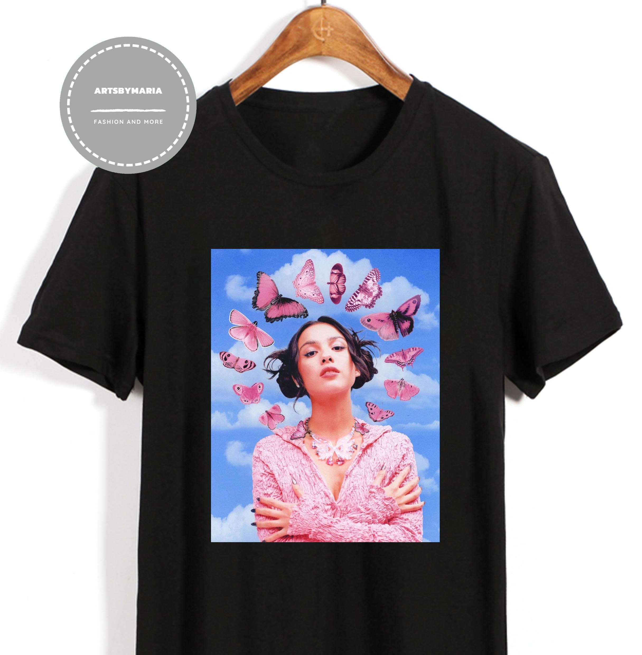 Olivia Rodrigo Butterflies Shirt, Olivia Rodrigo Sour Tour 2022 Shirt