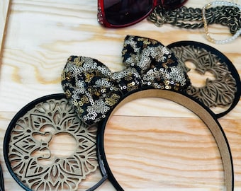 Leopard print Mandala Ears