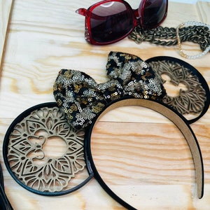 Leopard print Mandala Ears