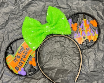 Halloween Tiffany Inspired Mickey Ears - Etsy display picture 1