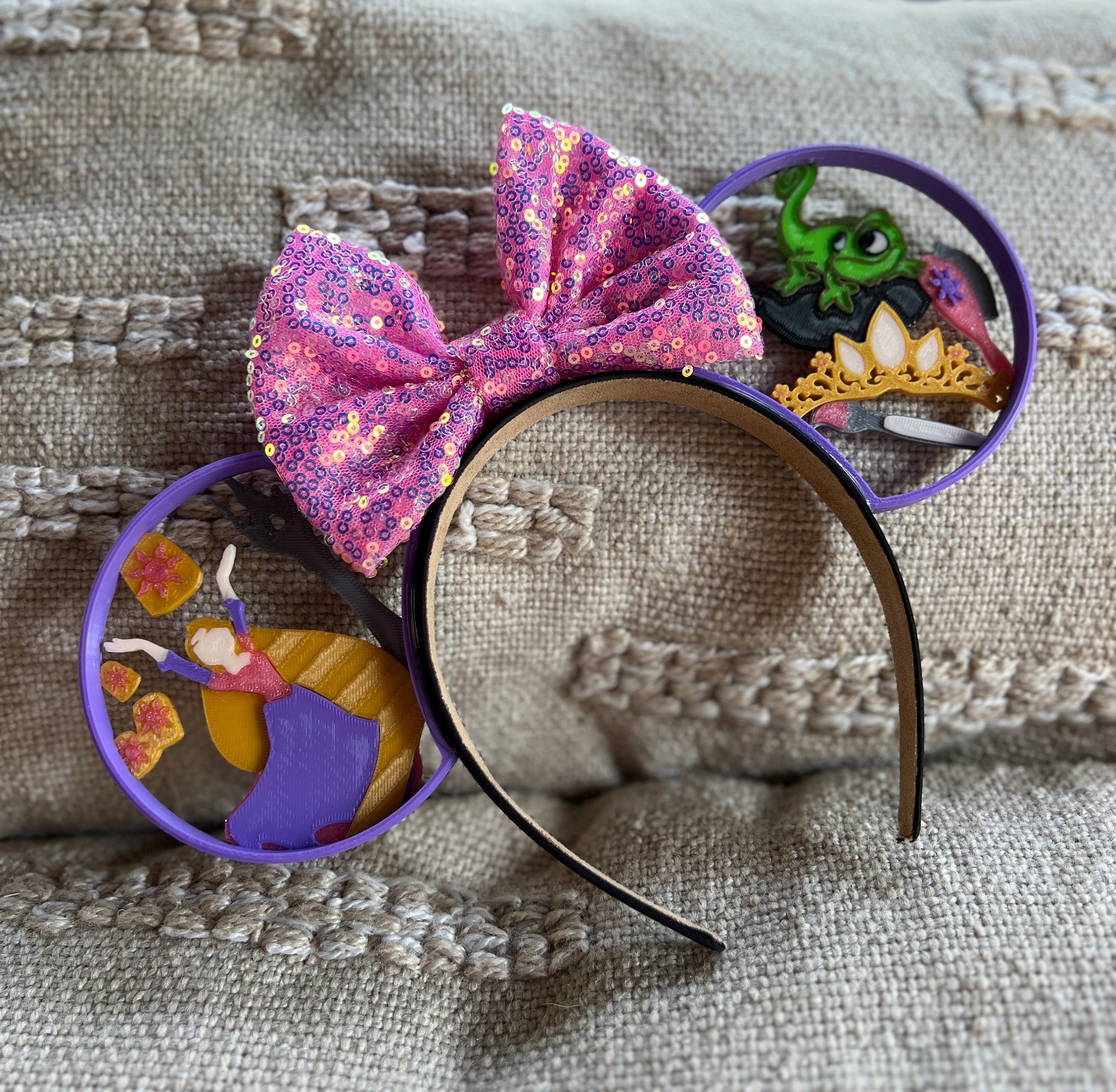 Rapunzel Mickey Ears 3d Print - Etsy display picture 1