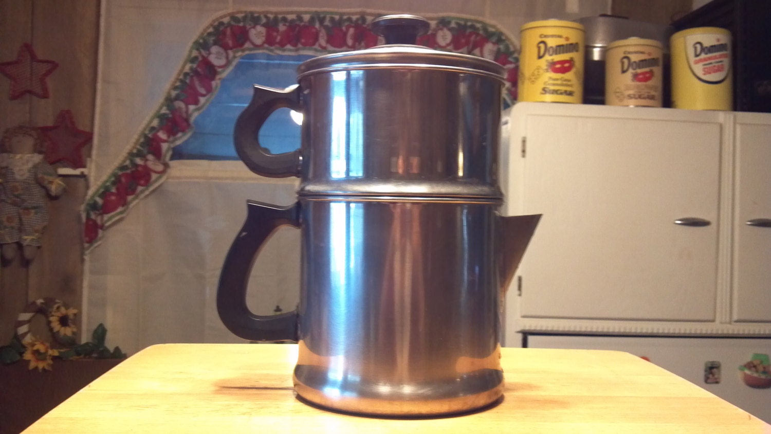 VINTAGE LIFETIME #T304 Made IN USA 4 QT STAINLESS STEEL TEA KETTLE