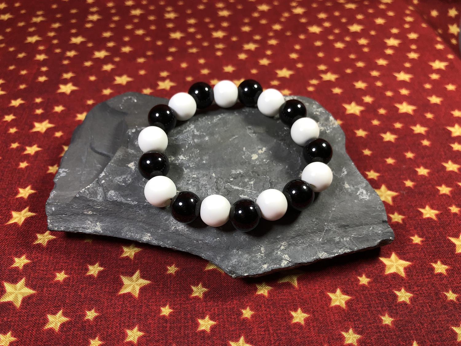 KYOSI Men's Black Stainless Steel Bracelet – Simple & Stylish Jewelry For Men