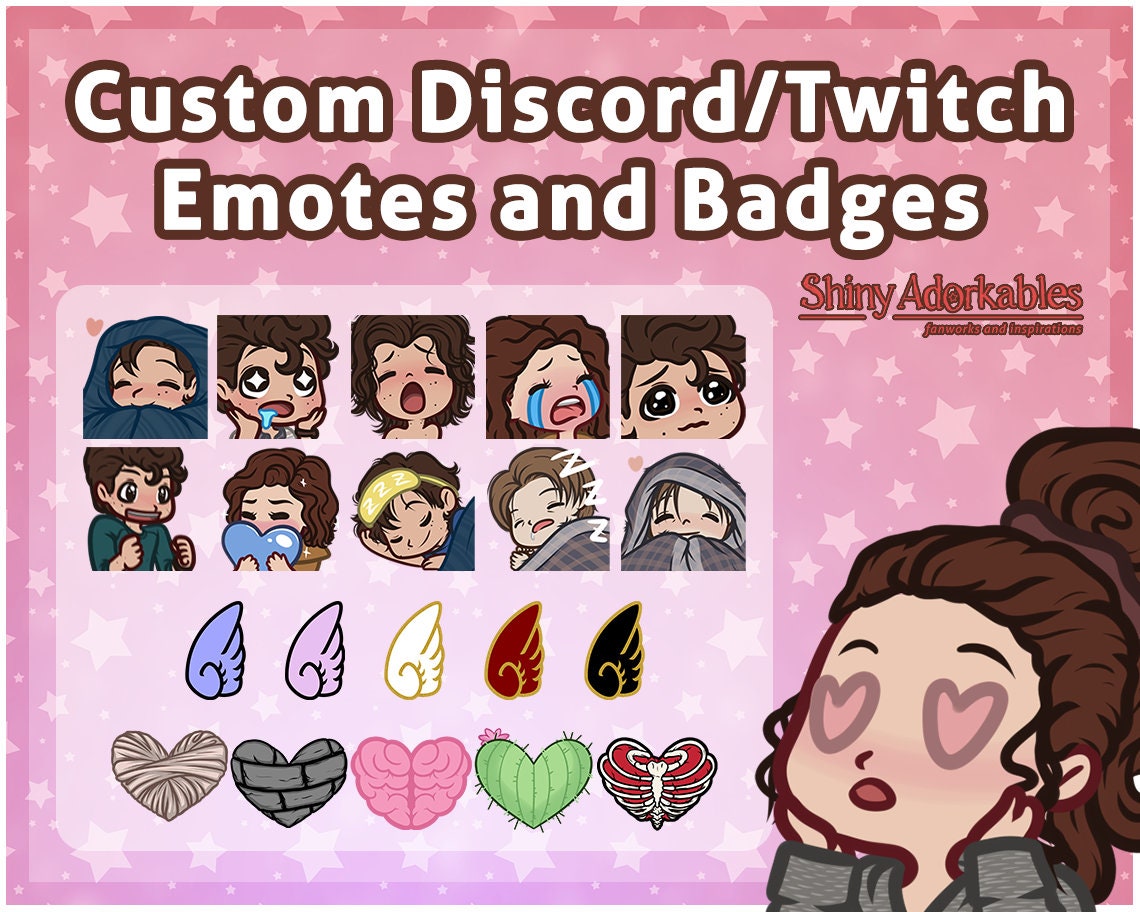 Custom Emojis for Streaming Twitch Discord Youtube Etsy UK