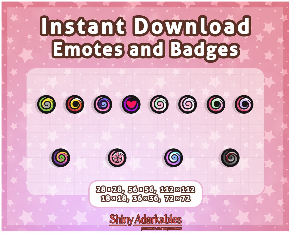 6th Gender/Sexuality Emojis for Streaming, Twitch, Discord, youtube