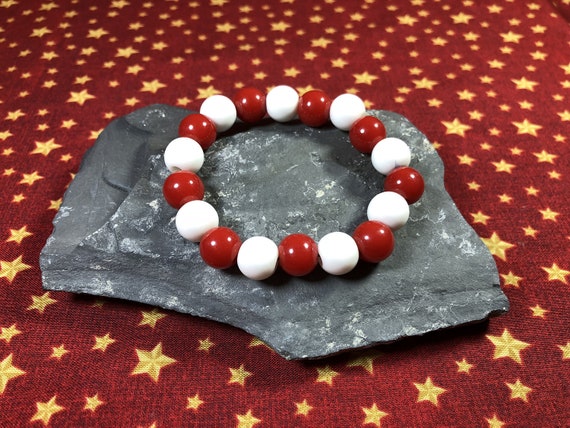 Kyo's Bracelet - Red/white, Blue/white, Black/white (8