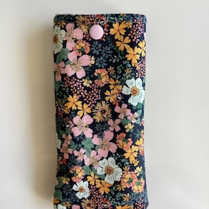 Eyeglasses case, sunglasses case, glasses sleeve, fabric sunglasses case, soft eyeglass case, floral fabric eyeglasses case, Eyeglass case