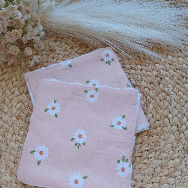 Reusable Minky Facial Cloth for Makeup Removal, Eco-Friendly and Sustainable, makeup remover facial cloth, reusable facial cloth whipes