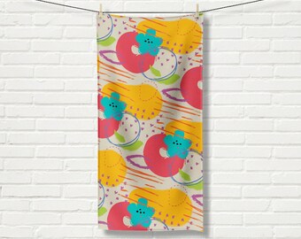 TWdp184-5 Colorful Beach Towel Bathroom Hand Towel Pastel Bath Towel TWdp184-5 Colorful Beach Towel Bathroom Hand Towel Pastel Bath Towel
