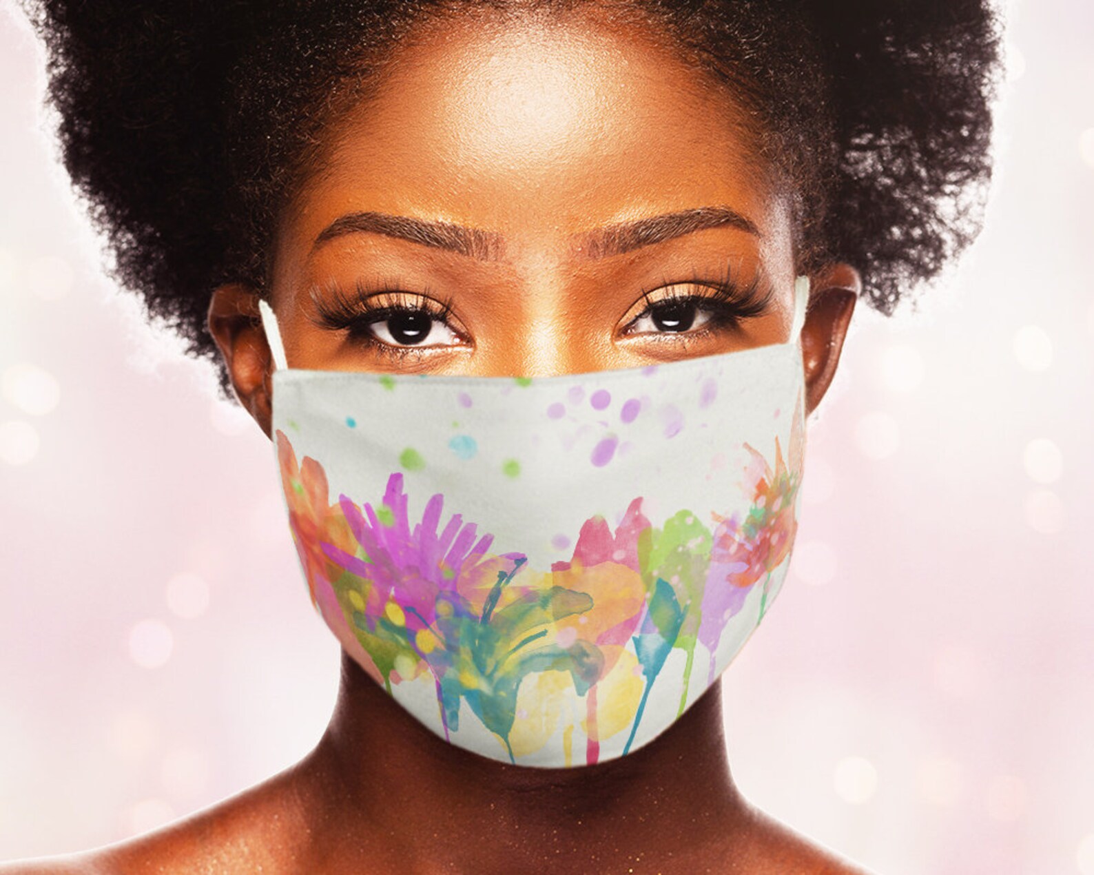 Floral face mask Washable fabric mask Fabric mask Reusable Etsy