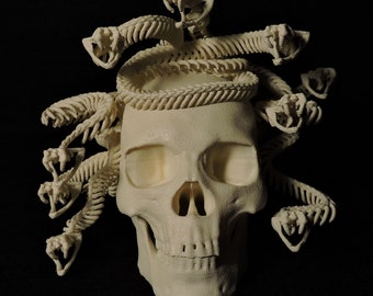 3D Printed Medusa Skull Replica